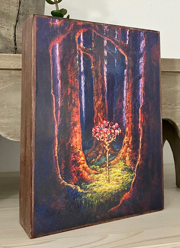 Creative Growth_Art Block 6x8x1.5/8" by Carolyn Holman, Image 1.