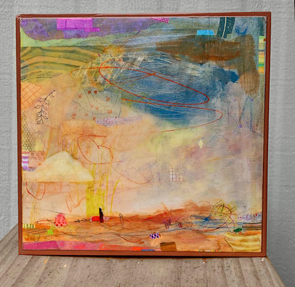 Desert Sojourn_Art Block 6x6x15/8" by Carolyn Holman