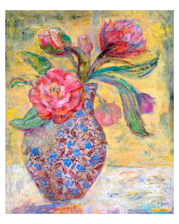 Flower Song_Gicleé print 12x14.5" by Carolyn Holman, Image 1.