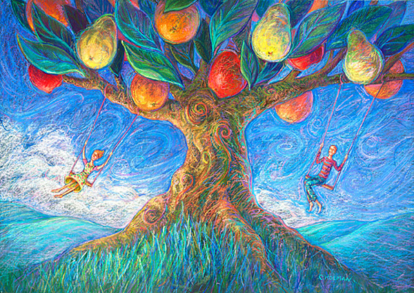 Fruits Of Life_Gicleé Print 12x17" by Carolyn Holman, Image 1.