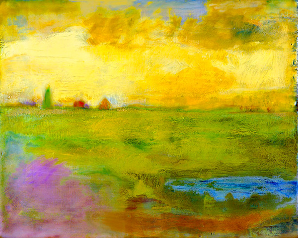 Gilded Sky_Gicleé Print 8x10" by Carolyn Holman, Image 1.