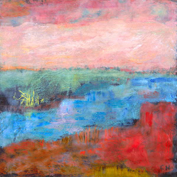 Pink Cloud_Gicleé Print 8x8" by Carolyn Holman, Image 1.