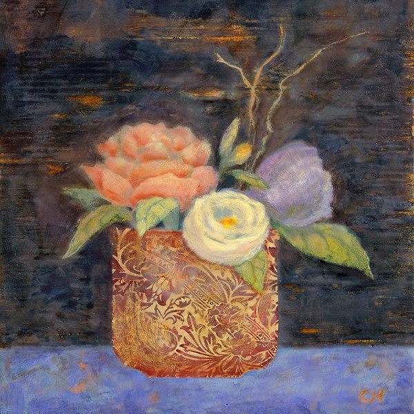 Serenity Flowers_Gicleé Print 12x12" by Carolyn Holman, Image 1.