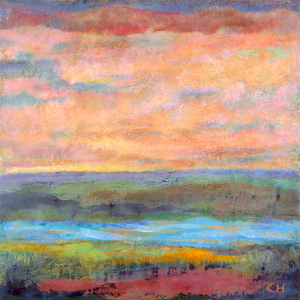 Turquoise River_Gicleé Print 8x8" by Carolyn Holman, Image 1.