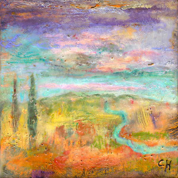 Traveling Stream_Gicleé Print 8x8" by Carolyn Holman, Image 1.