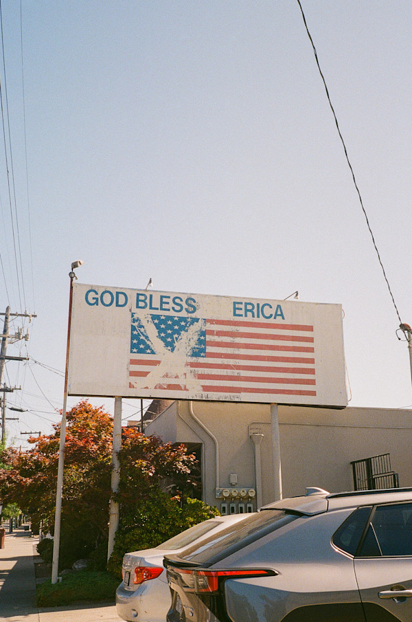 God Bless Erica on Fruitvale Avenue by Julian Marin