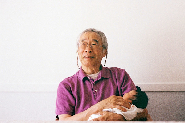 Dad Meets His Grandson by Jessica Chen