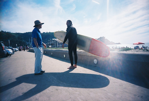 Talking with Strangers, Pacifica, CA by Jessica Chen