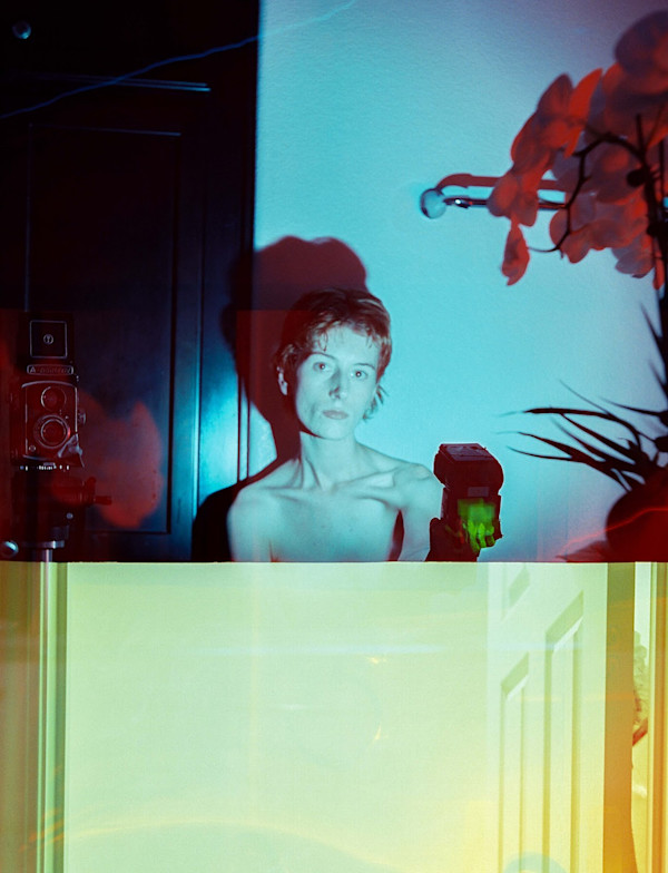 Self portrait with Owl, one by Indie Courtney