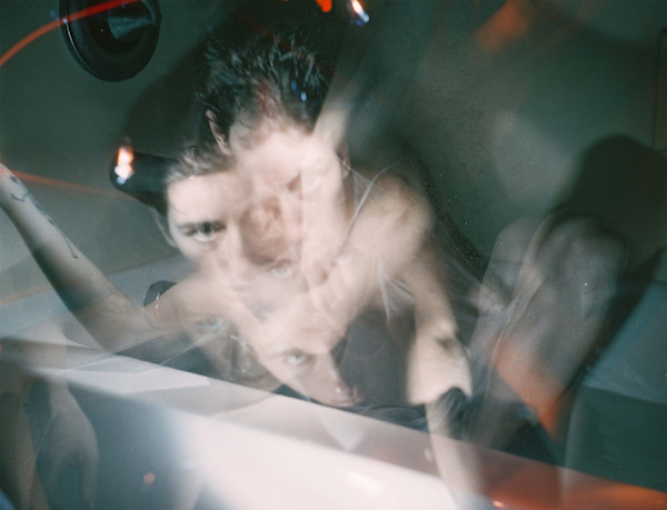 Self portrait with Tiger by Indie Courtney