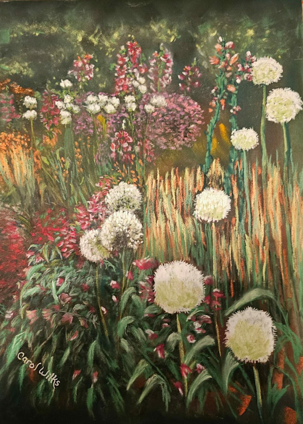 Snowball Garden by Carol A Wilks