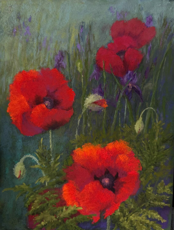 Poppin’ Red Poppies by Lynn Flemming