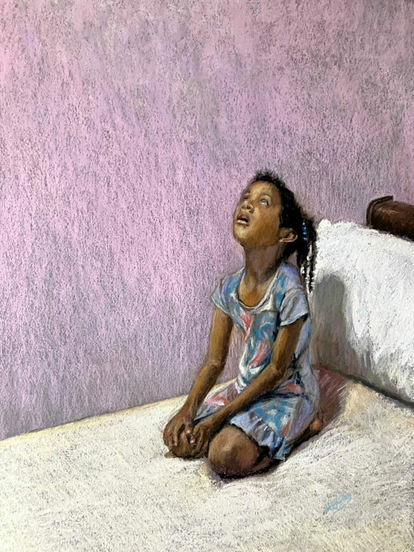 Little Girl Wonders by Larry Holmes