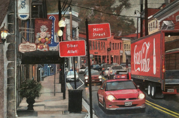Ellicott City-Dusk by Frank Kaifer