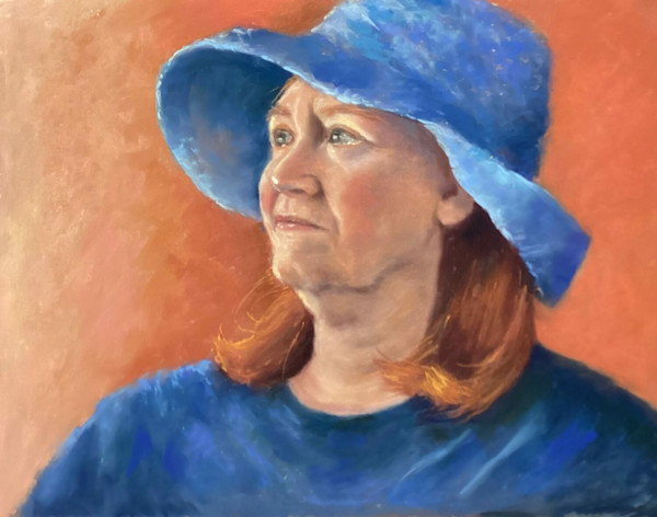 Janet in a Blue Hat by Grace Newcomer