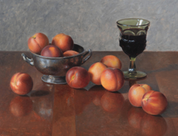 Red Wine and Peaches by Jackson Wrede
