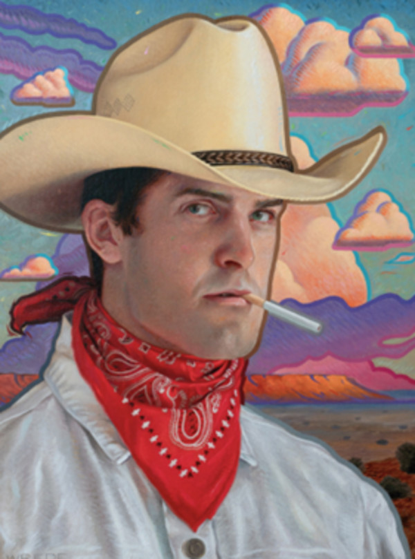 Self-portrait in a Cowboy Hat by Jackson Wrede