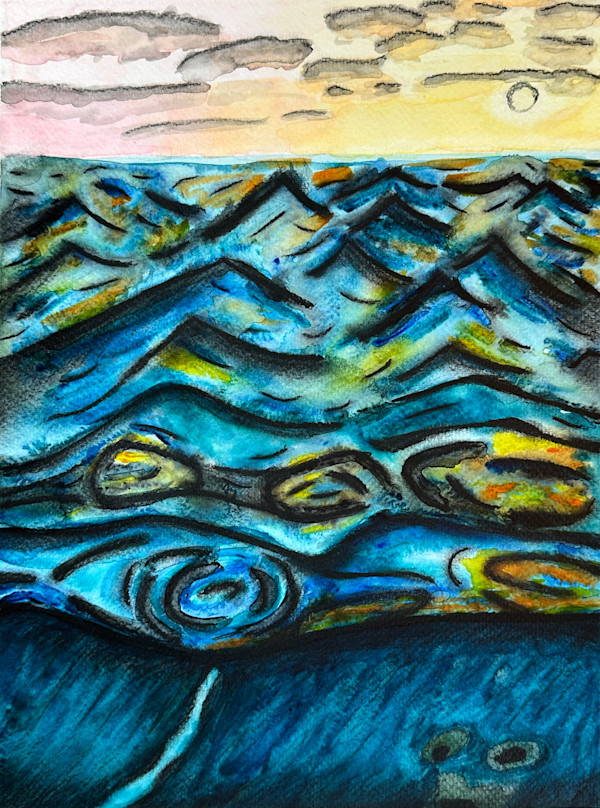 Sunset on the Water by Sarah Welge