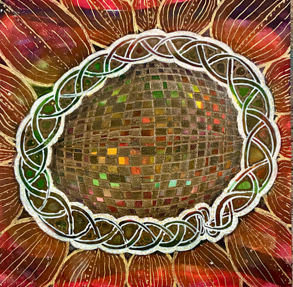 Disco Sunflower by Jenny Mahan