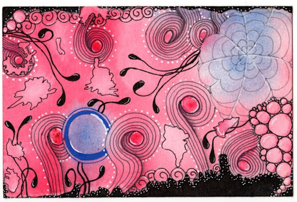 Pink Dreamscape by Jenny Mahan