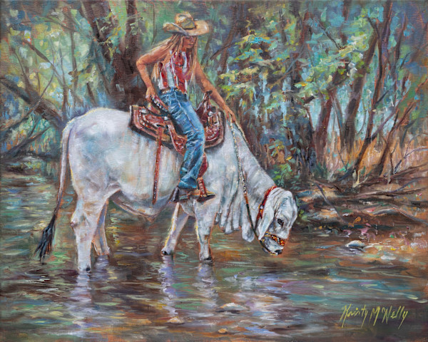 Clyde in the Creek by Kristy McNelly, Image 1.