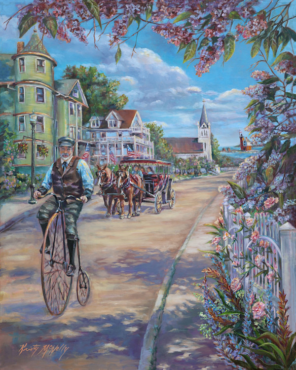 Captain's Day Off on Mackinac Island by Kristy McNelly, Image 1.