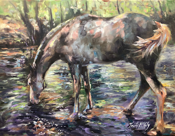 Zeus At The Creek by Kristy McNelly, Image 1.