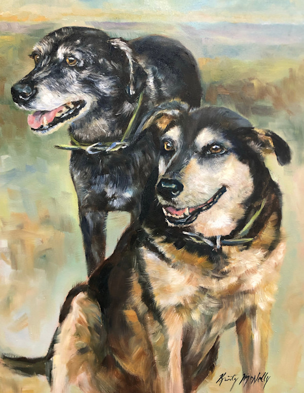 Ricki Dog & Macho by Kristy McNelly, Image 1.
