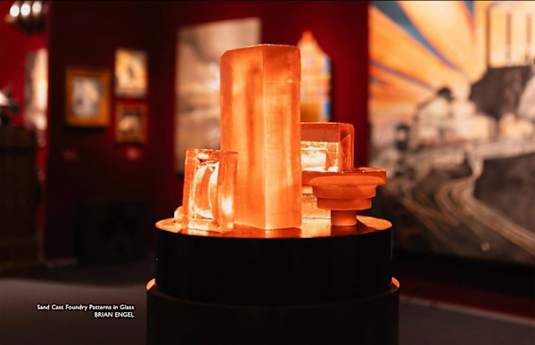 Sand Cast Foundry Patterns in Glass by Patterns of Meaning