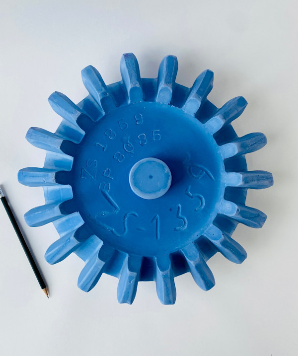 Blue Bevel Gear by A.J. Collins by Patterns of Meaning