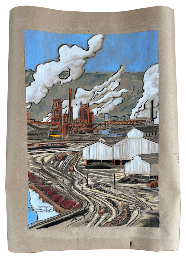 Edgar Thomson Works on Paper by Cory Bonnet by Patterns of Meaning, Image 1.