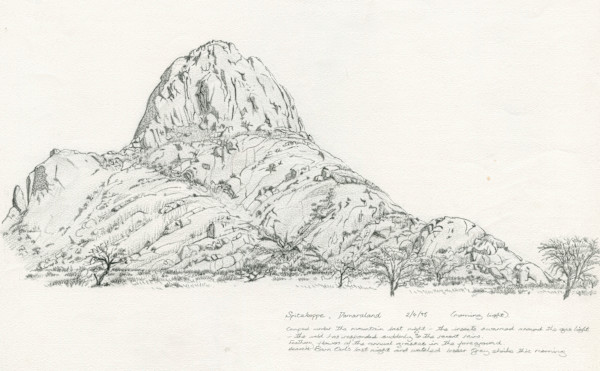 Spitzkoppe granite massif by RAG Davies