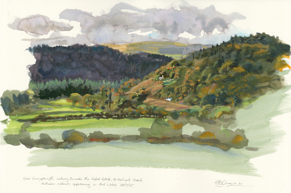 Hafod, Cwmystwyth autumn colours by RAG Davies