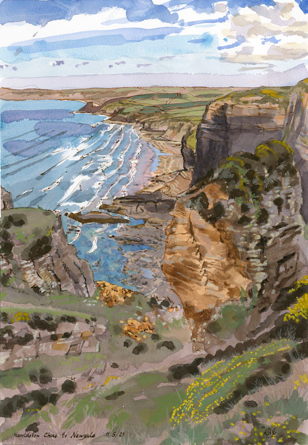 Haroldston Chins to Newgale by RAG Davies