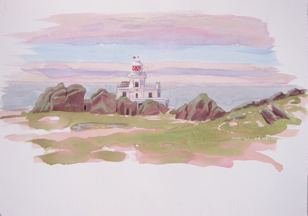 Lighthouse, Skokholm by RAG Davies