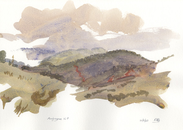 Monfrague National Park, Villarreal de San Carlos, looking West by RAG Davies