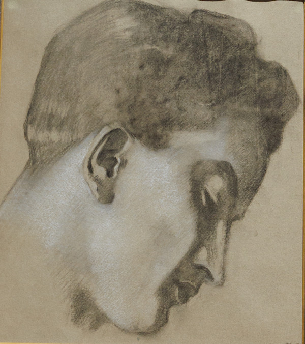 Kopfstudie 3 (Head study 3) by Augusto Giacometti