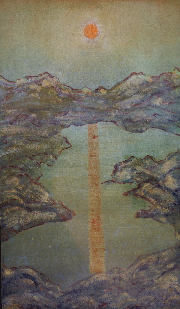 Reflection Divides Water by Andriu Deplazes