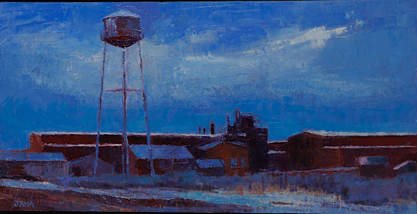 Winter Morning at Diamond Match by Jama Hansonbrook