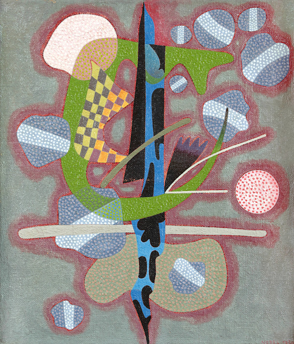 Froh (Happy) by Otto Nebel