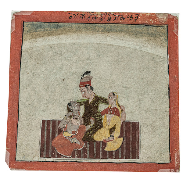 An Illustration from a Ragmala series: Vinoda Raga