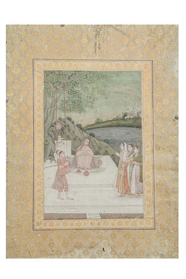 A Female Ascetic with Noble Women