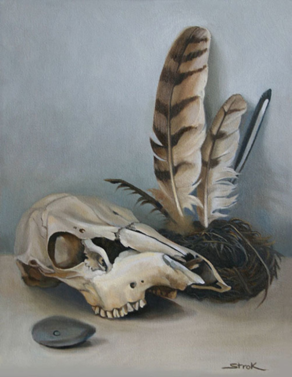 The Elk, The Owl, and The Magpie by Susan Helen Strok