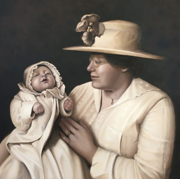 Mother & Child, 1919 by Susan Helen Strok