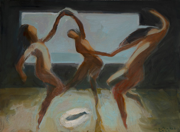 Ils reviennent! , 73cm x 54cm by de Miollis