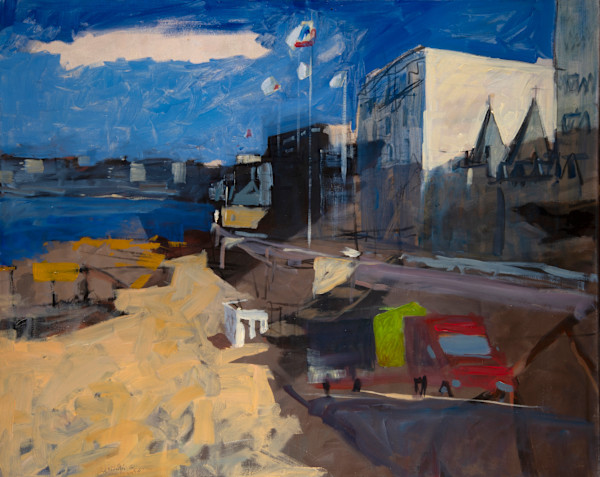 Les engins 100 cm x 81 cm by de Miollis