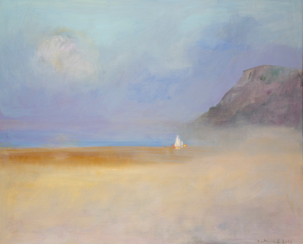 la brume de beau temps 100 cm x 81 cm by de Miollis