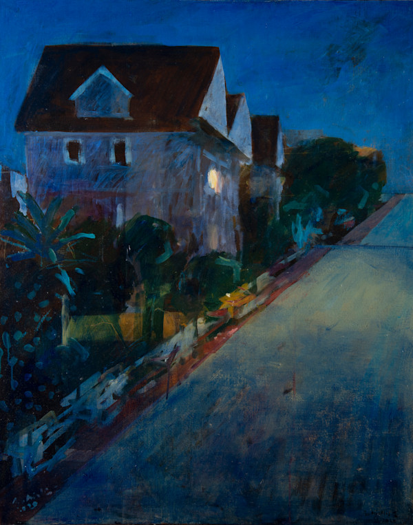 le poete insomniaque, 81 cm x 100 cm by de Miollis