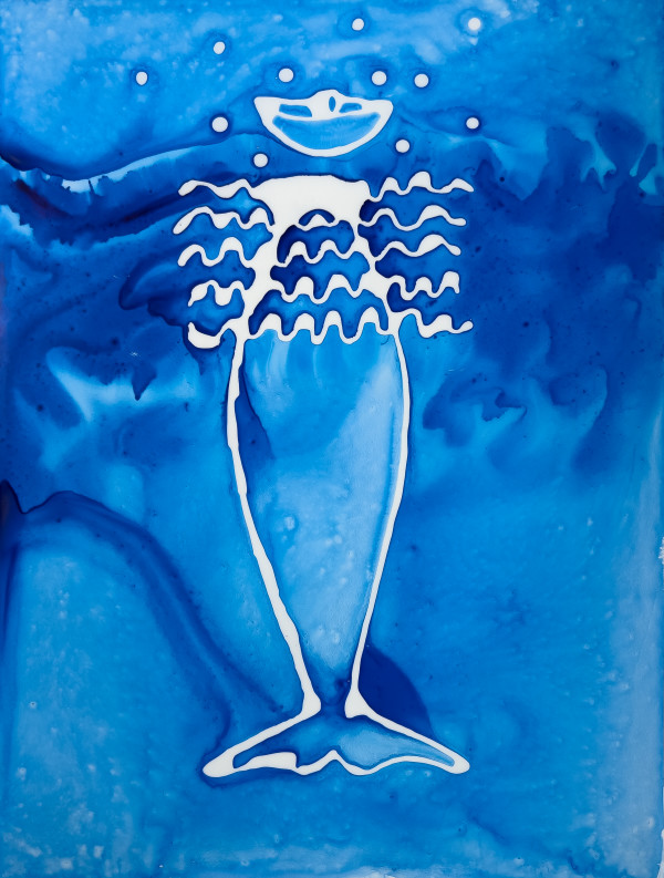 Whale Boat Drawing 1 by Kimberly Callas