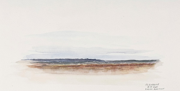 8AM 3-8-2021, Blue Violet by Marjorie Lindsay